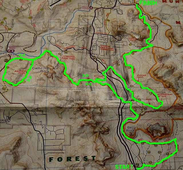 Sedona Trails Map